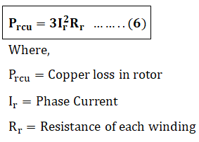 power flow diagram-rotor copper loss in power flow diagram of induction motor