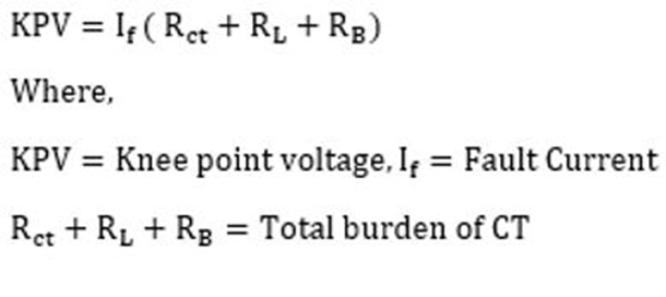 knee point voltage