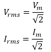 rms-value-of-ac-voltage-and-current