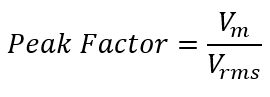peak-factor-of-alternating-voltage