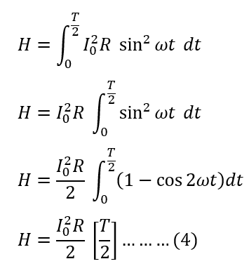 rms-value-of alternating-current-by-heat-produced