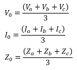 zero-sequence-component-equations