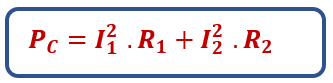 transformer copper loss formula