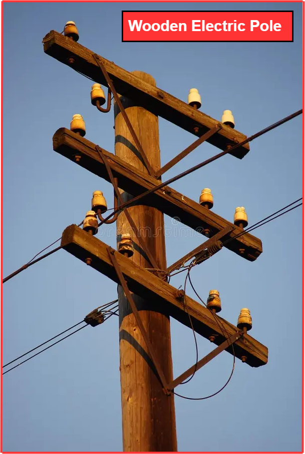 Wooden Electric Pole