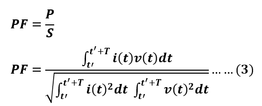 power factor formula