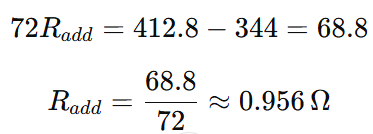 numerical example-calculation of added series resistance to reduce speed of dc series motor