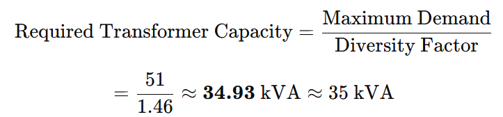 Step 3: Determine Required Transformer Capacity