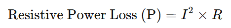 Electrical Transmission Losses- resistive power loss