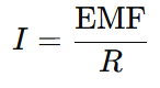 eddy current calculation using ohms law