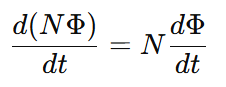 instantaneous flux change
