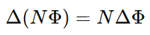 total change in flux linkage