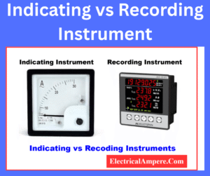 indicating vs recording instruments
