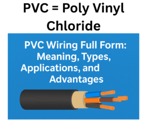 PVC Wiring Full Form: Meaning, Types, Applications, and Advantages