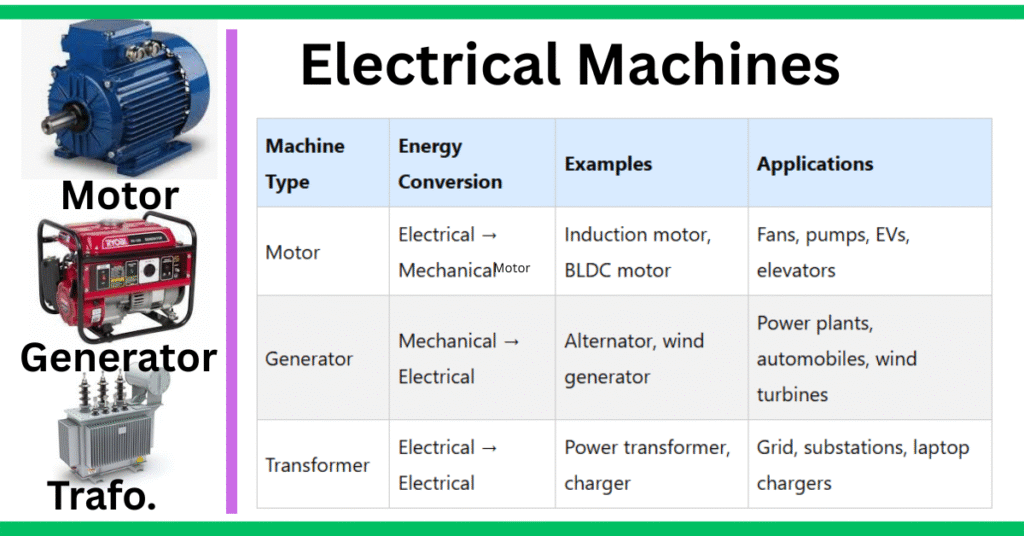 electric machines-motors,generators,transformers