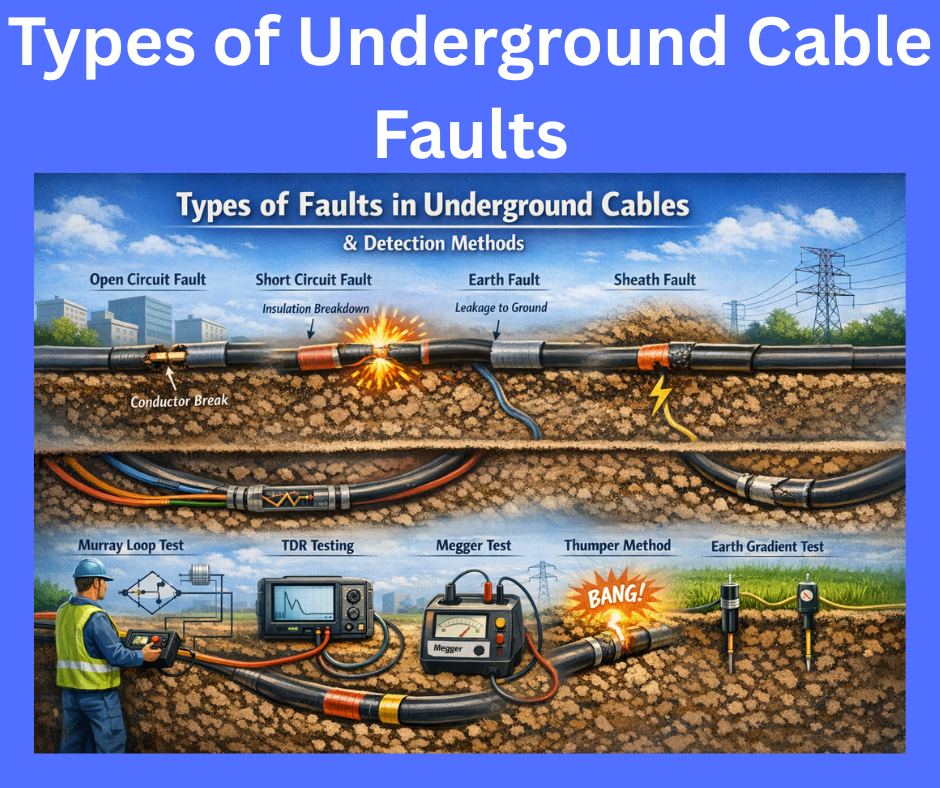 Types of Faults in Underground Cables: Causes & Detection