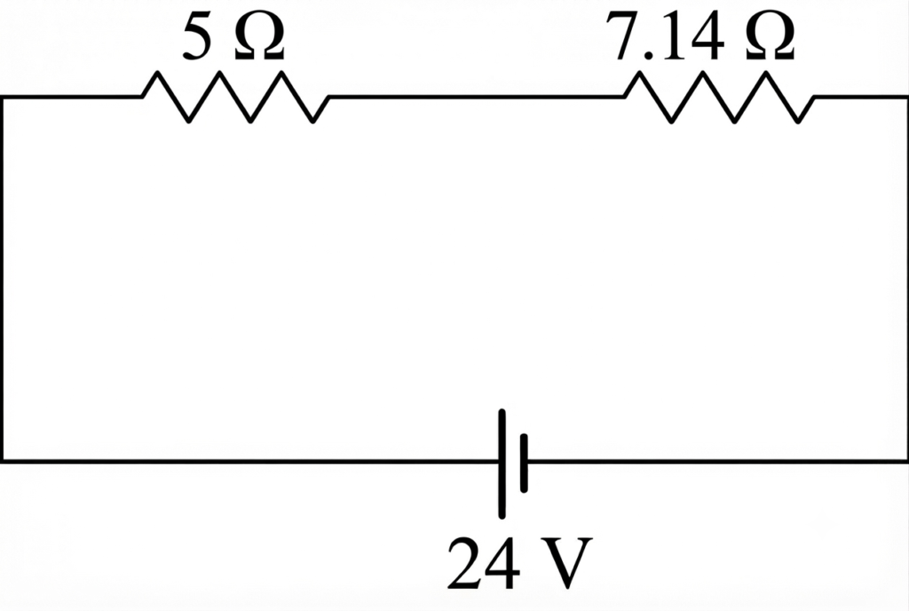 equivalent resistaance circuit-example2 on complex circuit