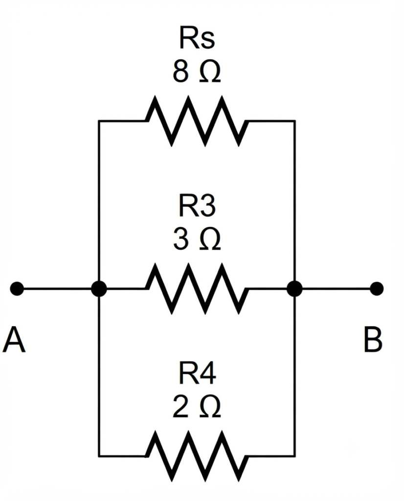 example2 equivalent resrsitance calculation