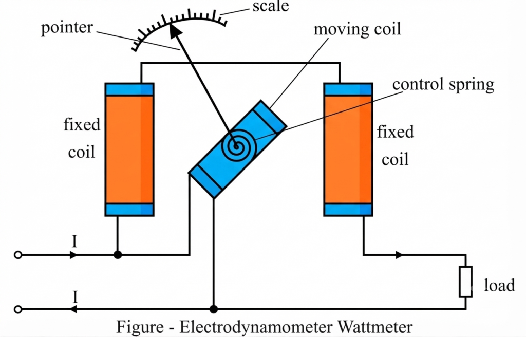 Construction of an Electrodynamometer Type Wattmeter
